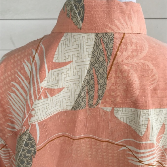 Tommy Bahama Tropical Foliage Silk Print Shirt - Picture 4 of 8